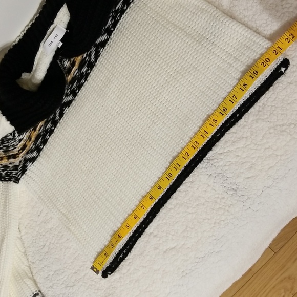 Anthropologie John + Jenn Chunky-knit Sweater Cardigan / Sz XS / Off-white - Picture 13 of 17